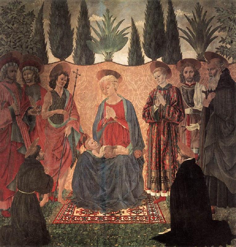 Madonna and Child with Saints ghg, BALDOVINETTI, Alessio